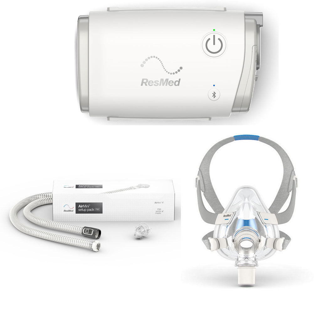 Resmed AirMini AutoSet inkl. F20 Set mit Maske & Schlauch