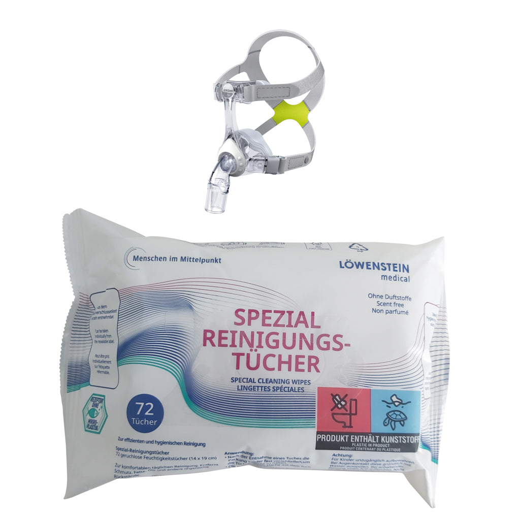 5 x lingettes de nettoyage spéciales Löwenstein neutres