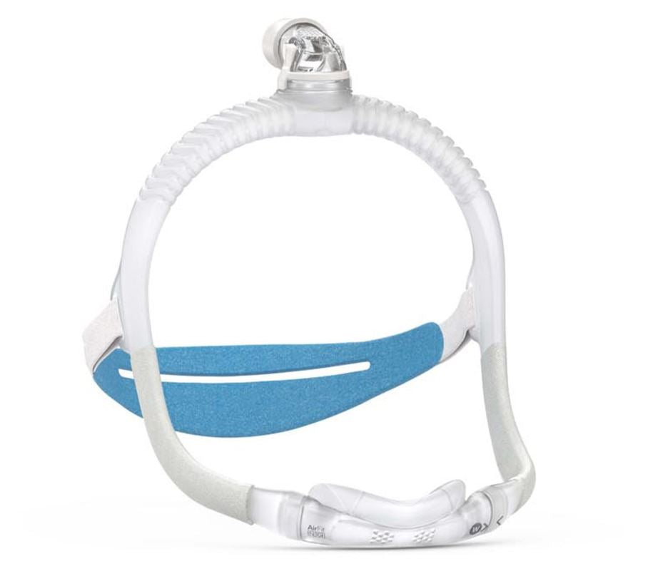 Pack de démarrage ResMed AirFit N30i en taille standard complet, masque nasal CPAP/APAP à embouts nasaux et ailettes nasales