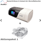 APAP device AirSense 11 with heated humidifier