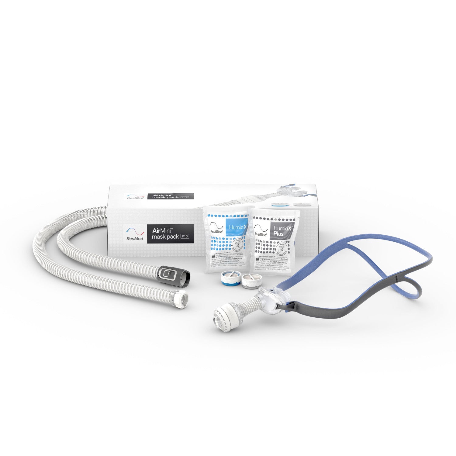 Resmed AirMini AutoSet including P10 set with pillow mask & hose