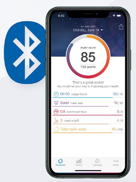 APAP Device AirSense 11 Autoset App