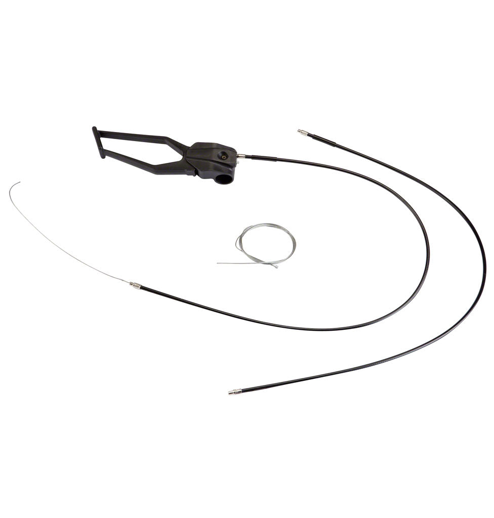 Illustration of the Bowden cable with brake handle for Taima M rollator with one-hand brake
