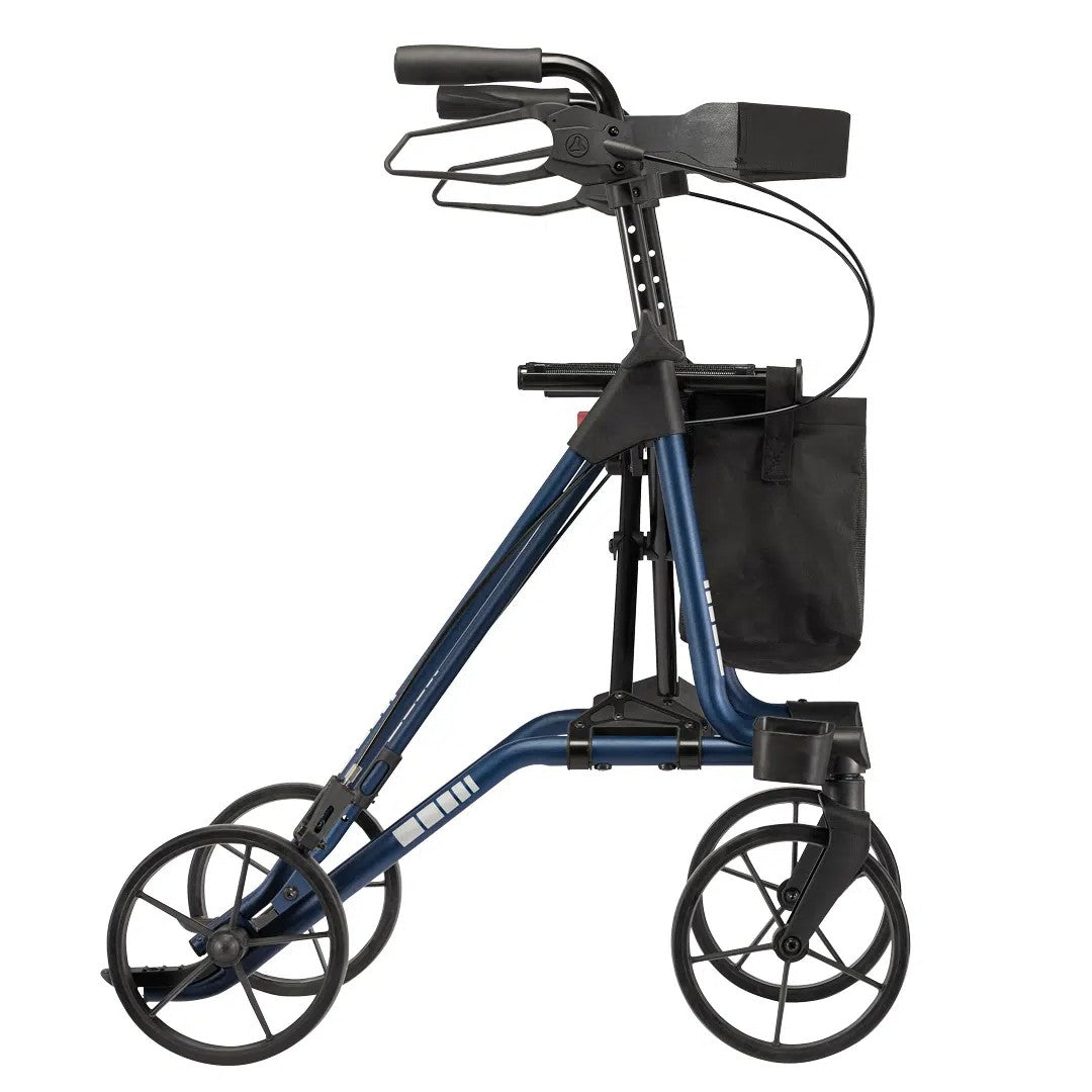 Dietz Taima M-E Rollator Leichtgewicht in Ozeanblau von der Seite