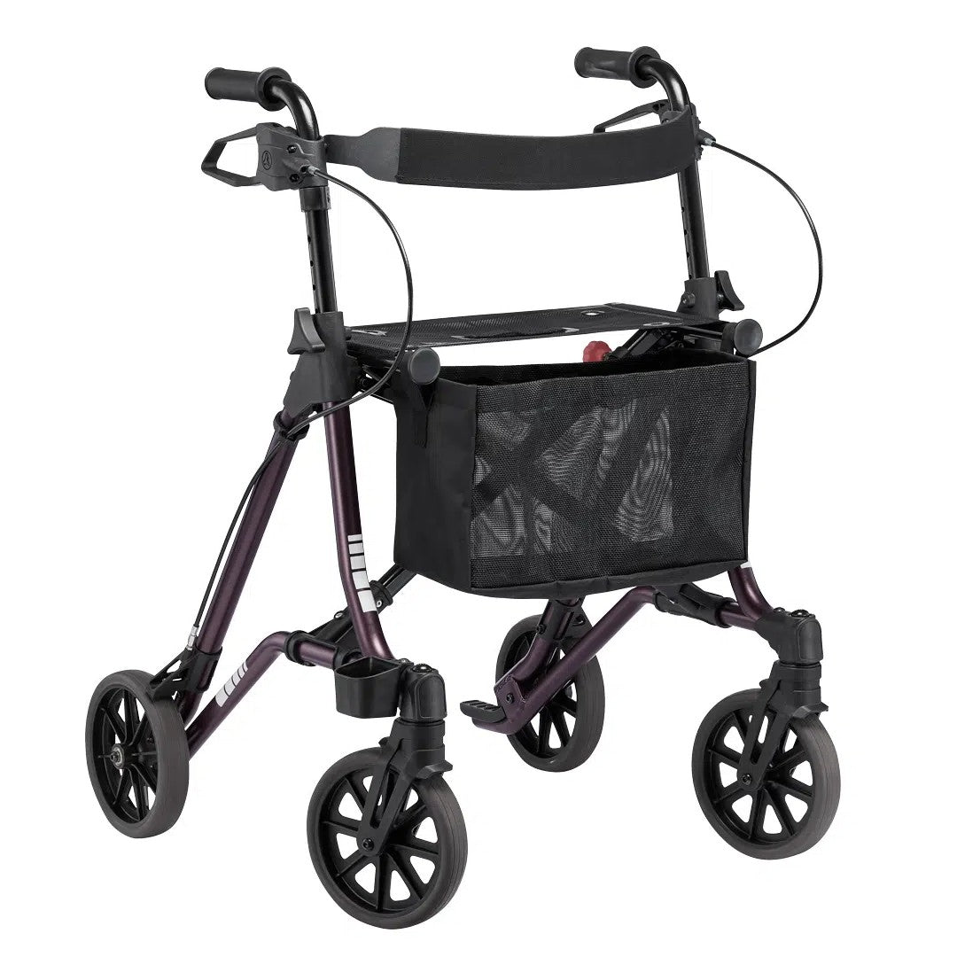 Dietz Taima M2 Leichtgewichtsrollator in Kupferrot von vorne