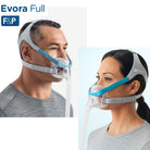 Fisher & Paykel Evora Full Face CPAP-Maske, Fitpack inkl. alle 3 Größen
