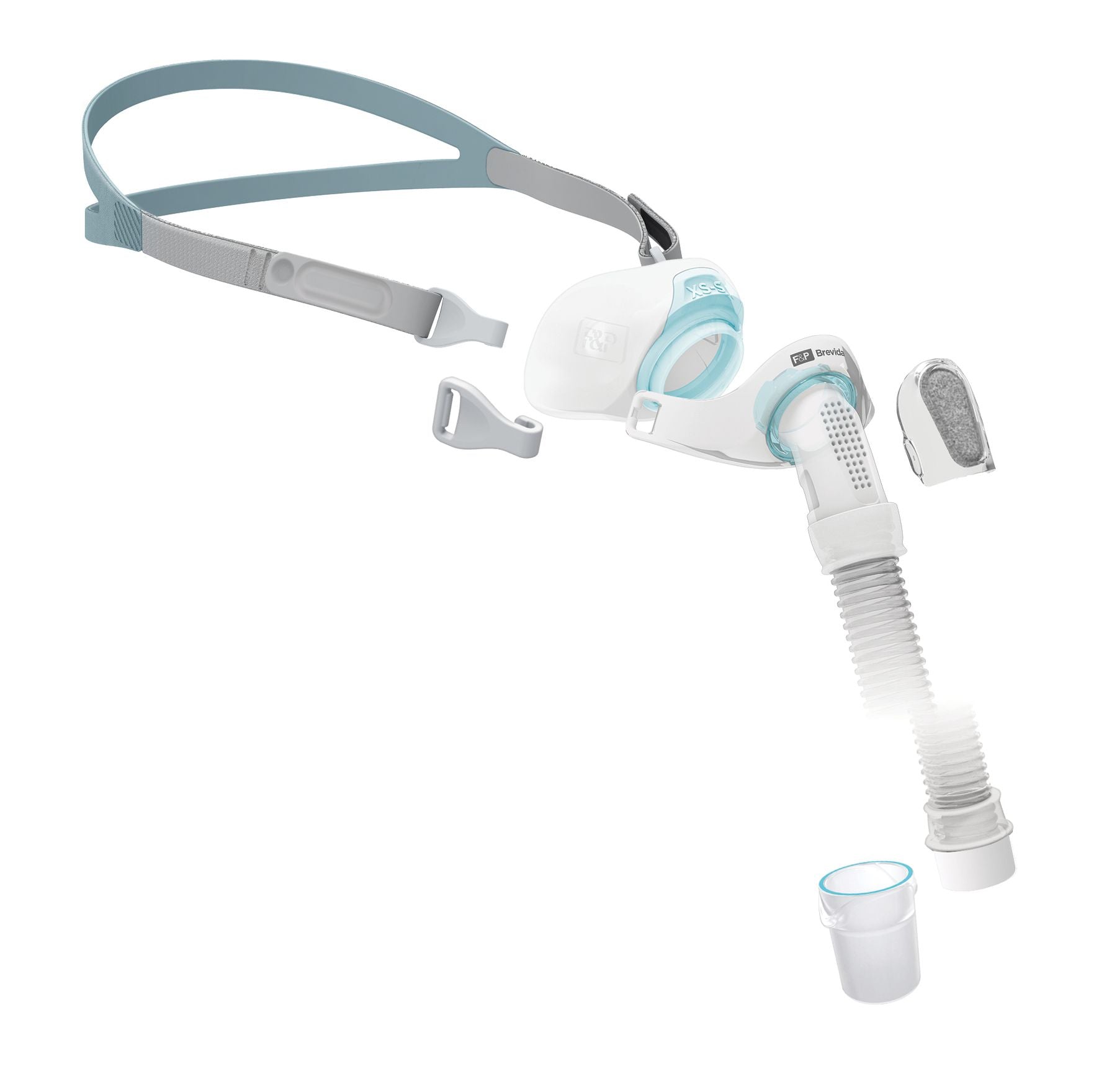 Fisher&Paykel Brevida CPAP Nasenpolstermaske Einzelteile