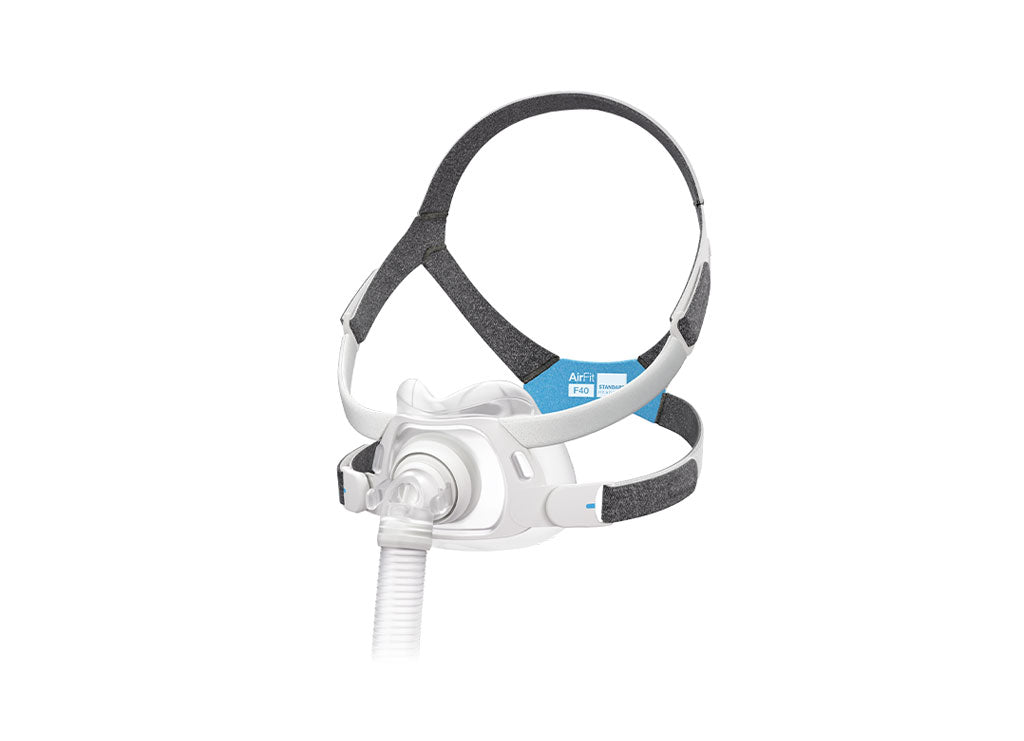 Mascarilla facial completa Airfit F40 vista lateral izquierda