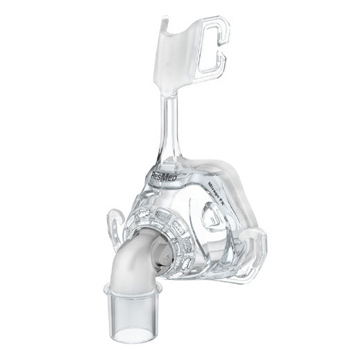 Resmed Mirage-FX Wide CPAP-Nasenmaske mit Kopfband, doppelwandiges Spring Air-Maskenkissen, weite Ausführung
