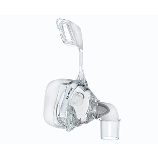Resmed Mirage-FX Wide CPAP-Nasenmaske mit Kopfband, doppelwandiges Spring Air-Maskenkissen, weite Ausführung