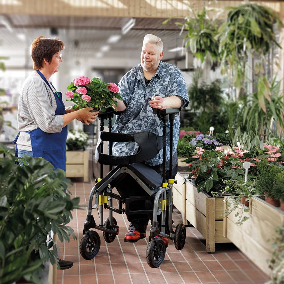 tauron|rfa XXL Arthritis Rollator mit Unterarmauflagen, bis 250 kg
