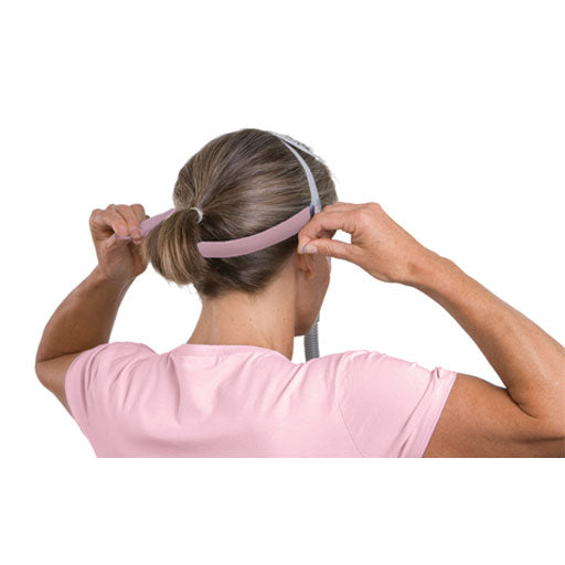 Resmed Swift FX for Her CPAP-Mask Nuespolstermask am Gebrauch