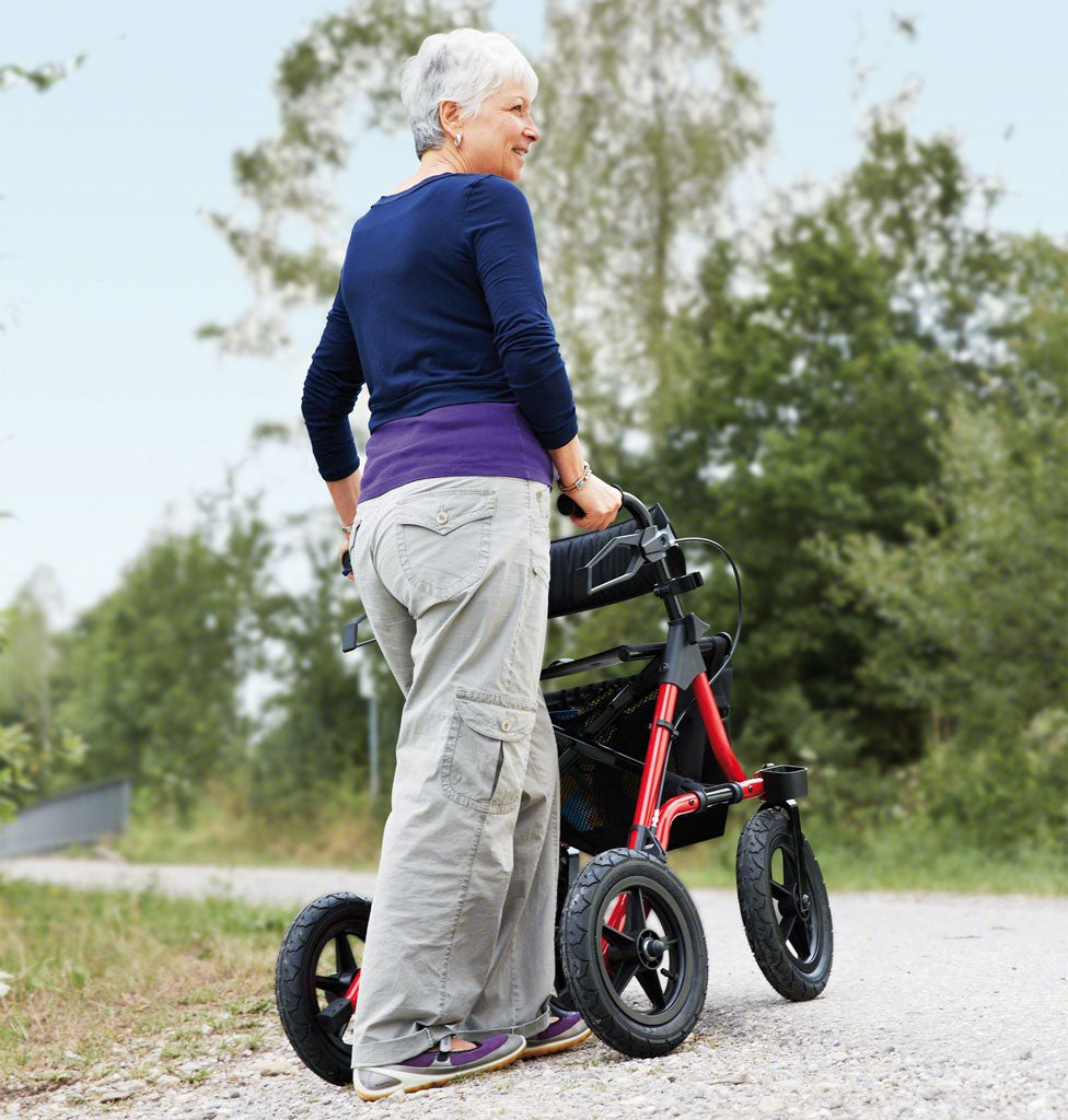 Dietz Taima XC Air Rollator red incl. back strap