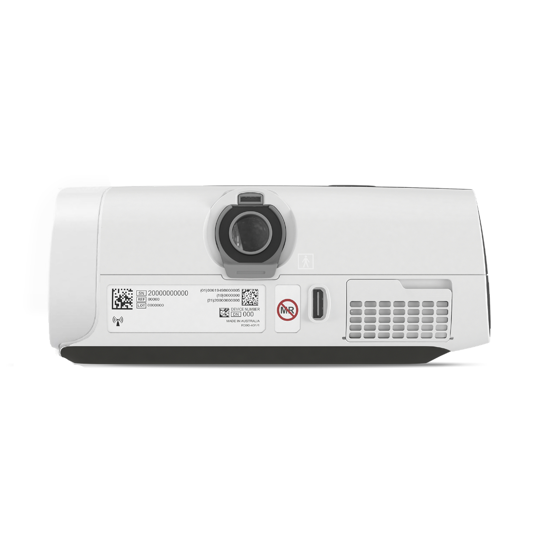 ResMed AirSense 11 Elite, dispositivo CPAP, trasero