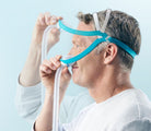 Fisher & Paykel Evora Nasal Maske, in Benutzung