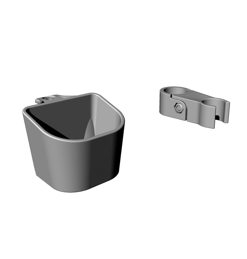 Stock holder, set of upper and lower parts